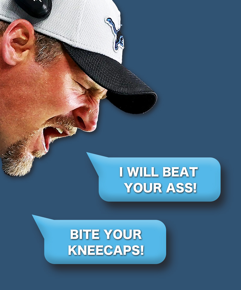 Dan Campbell's 'Teeth Kicking, Kneecap Biting' Strategy for Detroit Lions